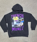 Black & Purple Trench Money Hoodie