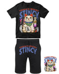Trench Money Stincy Set Top & Shorts