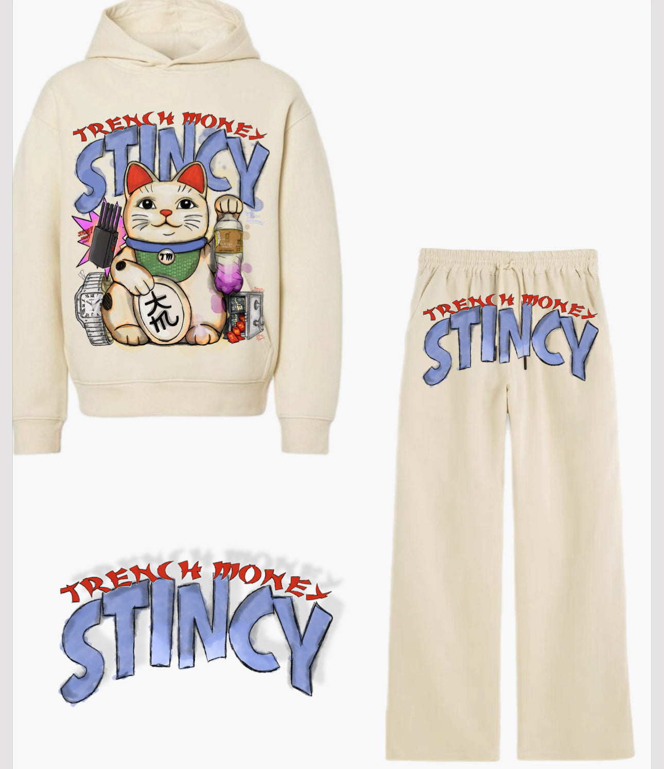 Trench Money Stincy Cream Set